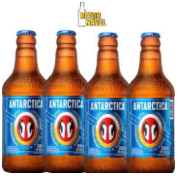 Combo 4 Antartica  300ml ( Retornavel )